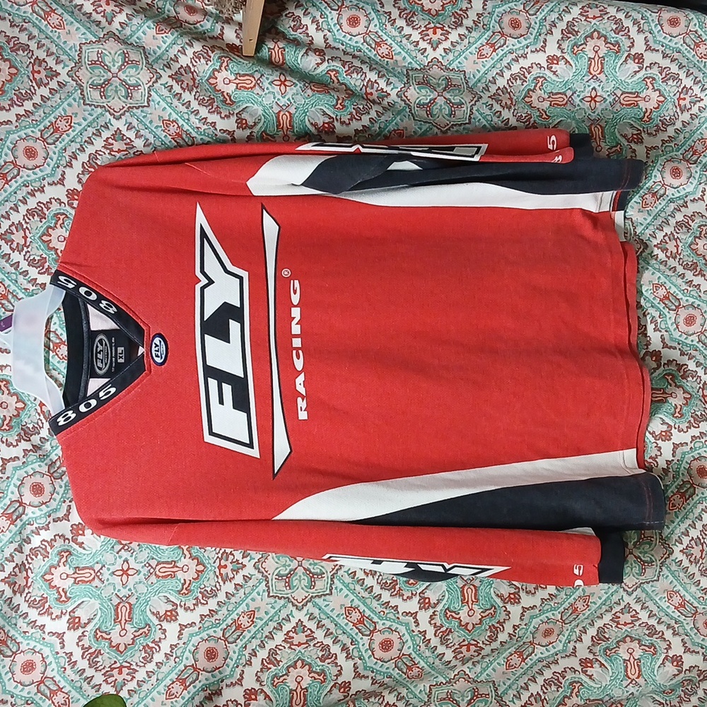 Fly Racewear Model 805 Red Motorcycle Top, Size XL